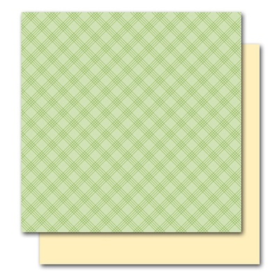 Двусторонний лист картона от American Crafts - Opal, Botanique, 30x30 см, 1 шт.