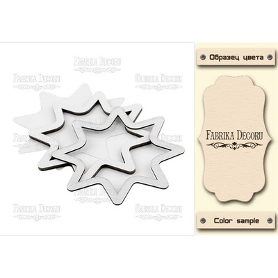 Заготовка для шейкера Звезда-1, цвет молочный, ТМ Фабрика Декора