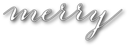Ножі від Memory Box - Dies - merry cursive