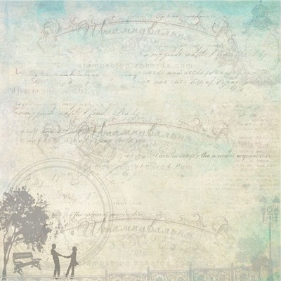 Набор скрапбумаги Lesia Zgharda PP007 The Day of Lovers - День Закоханих, размер 30х30 см, 12 листов (РР07-3-12)