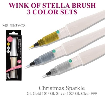 Набір Маркерів відZig, Wink of Stella, Christmas, 3 шт.