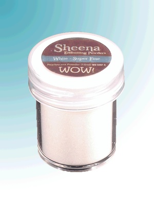 Пудра для эмбоссинга Wow White Pearl - Super Fine, 15 мл