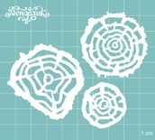 Чипборд від Вензелик - Набір деревʼяних спилів 01, розмір: 90x75 мм