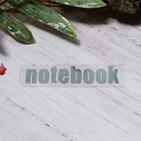 Термонапис «notebook» №1, срібло