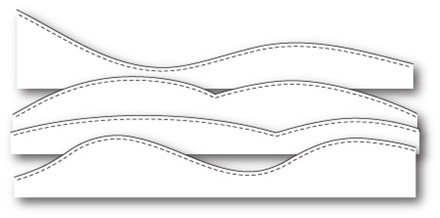 Ножи от Memory Box — Stitched Curves craft die