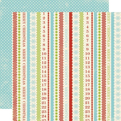 Аркуш скрап-паперу Lily Bee Design - Figgy Pudding, 30x30 см, двосторонній