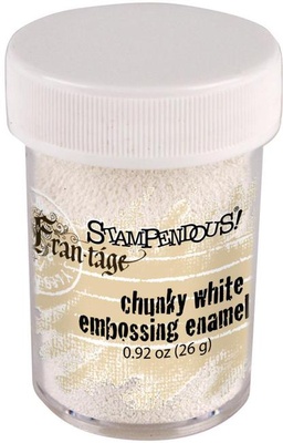 Пудра-эмаль для эмбоссинга  от Stampendous  - Chunky White, белая, 26 грамм