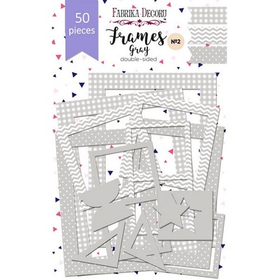 Набір рамок №2 Gray 50шт., ТМ Фабрика Декору