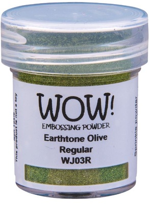 Пудра для эмбоссинга Wow - Earth Tone Olive - Regular, 15 мл