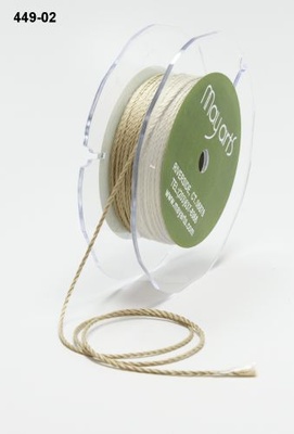 Шнурочок Mini Cording - Natural, колір: бежевий, ширина 1 мм, 90 см