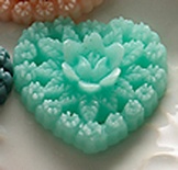 Прикраса Webster's Pages - Whimsey Hearts Blue, 1 шт.