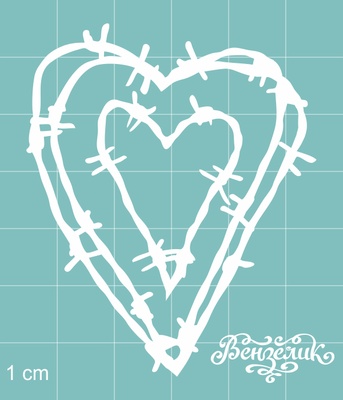 Чипборд від Вензелик - Набір " Колючки " 02, розмір: 52x62 мм