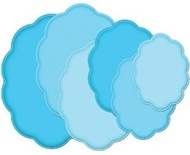 Ножи от Spellbinders - Grand Big Scalloped Ovals, 6 шт, размеры от 8х11 до 14,6х19