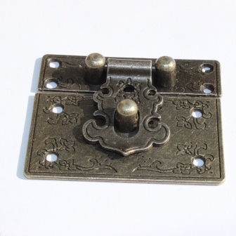 Замок квадратный металлический, 55х47 мм, 2 детали