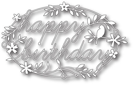 Ніж для вирубки від Memory Box - Dies - Happy Birthday Tidings