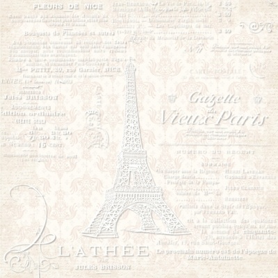 Набір двостороннього скрап-паперу UHK Gallery - Paris Paris, 30,5x30,5см