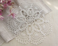 Затишний декор від LESHCHENKO - Вʼязана Серветка №66, 16,5см, 1шт.