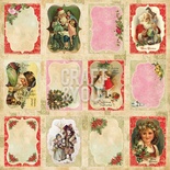 Лист скрапбумаги с картинками от Craft and You Design - Christmas Story,  30х30 см, CP-CS08