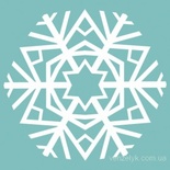 Чипборд від Вензелик - Сніжинка 9, розмір: 43x46 мм