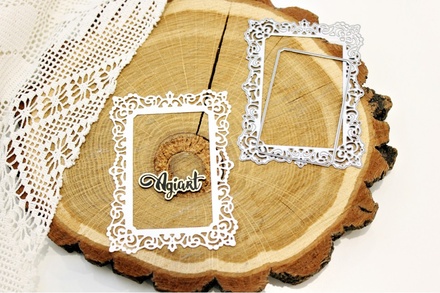 Ножі для вирубки "Рамка прямокутна Арт- деко" від AgiArt