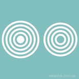 Чипборд від Вензелик - Набір кружечків, від 12 до 40 мм, розмір: від 12 до 40 мм