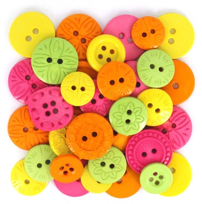 Набор декоративных пуговиц Dress It Up - Tropical Escape