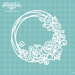 Чипборд від Вензелик - Рамка 87, розмір: 111x109 мм