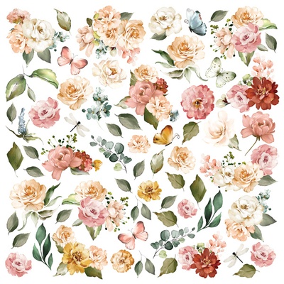 Набір картинок для вирізання Where beauty lives 30,5х30,5 см