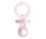 Акрилова підвіска "Соска", колір рожевий, 23x11мм, 1 шт.