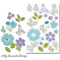 Акриловый штамп My Favorite Things - Bold Blooms