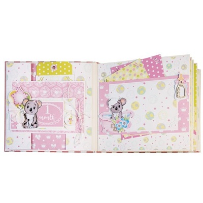 Набір для виготовлення дитячого фотоальбому Puffy Fluffy girl 003, ТМ Фабрика Декору