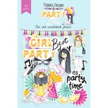 Набір висічок для скрапбукінгу, колекція Party girl, 61шт., ТМ Фабрика Декору
