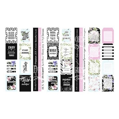 Набор полос с карточками и тегами для декорирования Wild orchid, ТМ Фабрика Декора