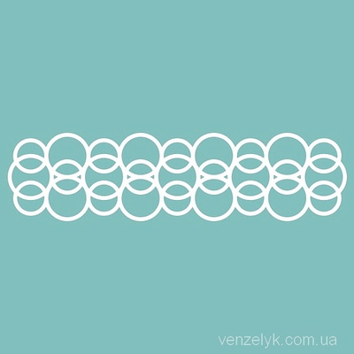 Чипборд від Вензелик - Бордюр 26, 32x85 мм, розмір: 32x85 мм