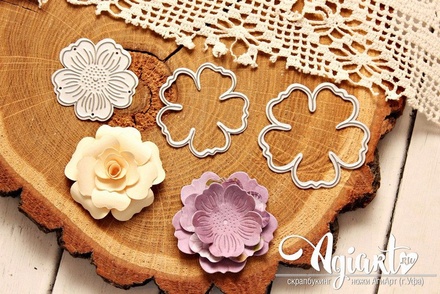 Ножи для вырубки от AgiArt - Цветы шиповника