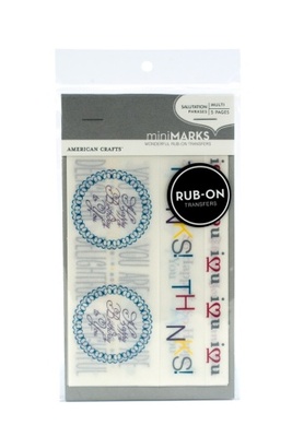 Натирки — American Crafts - Salutation Phrs Clr
