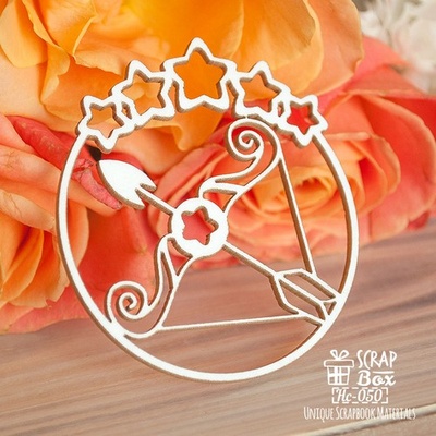 Чипборд ScrapBox - Зодіак стрілець Hc-050