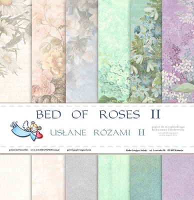 Набор бумаги от Galeria Papieru - Uslane Rozami II - bloczek