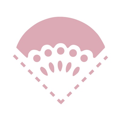 Дірокол кутовий 2.5см Chiffon, TM dpCraft (Dalprint)