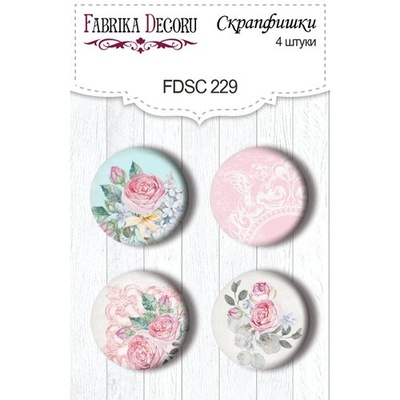 Набор скрапфишек ТМ Фабрика Декора из 4 шт № 229