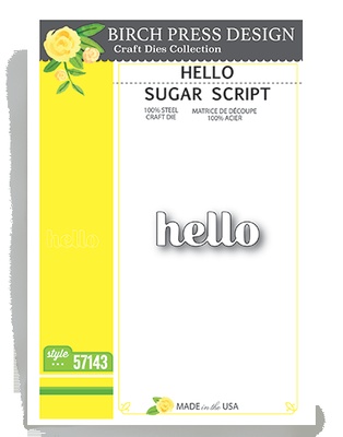Нож от Birch Press Design - Hello sugar script, 1 шт.