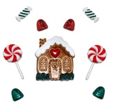 Набір декоративних ґудзиків Dress It Up - Candy Cottage