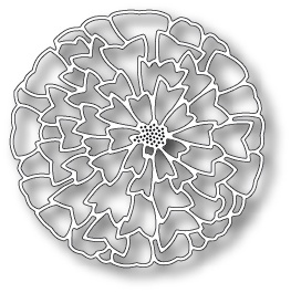 Ніж для вирубки від Memory Box - Grand Zinnia Outline