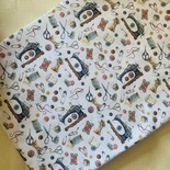 Бавовна - Швейний набір -  Швейні Машини, 50*70