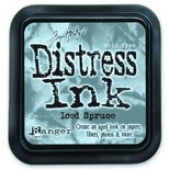 Штемпельна подушка Ranger Distress Ink Pad - Iced Spruce