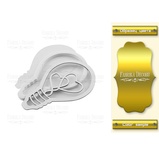 Заготовка для шейкера Lightbulb, колір золото, ТМ Фабрика Декору