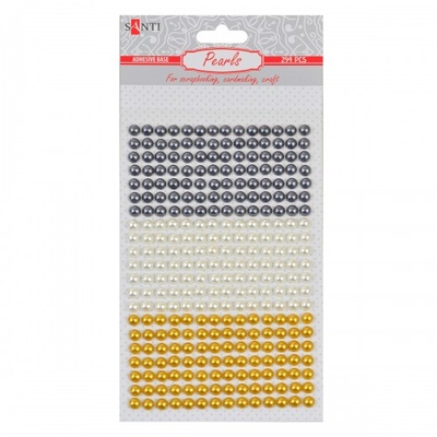 Набір перлин Santi самоклейних Magic pearl, 6 мм, 294 шт., ТМ Santi