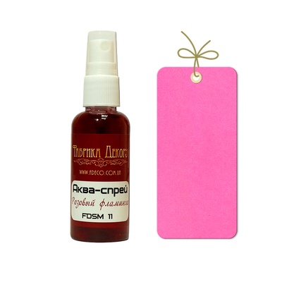 Фарба-спрей "Аква-спрей" Фабрика Декору - Рожевий фламінго, 50 мл