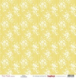 Бумага для скрапбукинга от ScrapBerry's - Лесные друзья Цветочный узор, 30,5х30,5 см, 190 гр / м, односторонняя, 1 шт