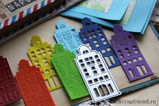 Нож для вырубки от Scrapfriend - Амстердамский домик, 3х7,5см